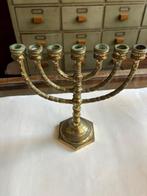 Antieke messing menora’s - 19e / vroege 20e eeuw, Ophalen of Verzenden, Koper of Brons