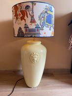 Lampenkap india circus olifant kleurrijk uniek, Ophalen of Verzenden, Zo goed als nieuw, Rond, Minder dan 25 cm