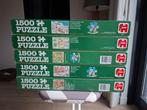 9 stuks jan van haasteren puzzels 1500 stukjes, Hobby en Vrije tijd, Ophalen, 500 t/m 1500 stukjes, Zo goed als nieuw, Legpuzzel