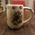 Melkkan met Bloemen - 21cm Hoog, Ophalen of Verzenden, Zo goed als nieuw
