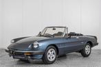 Alfa Romeo Spider 1.6 (bj 1989), Auto's, Gebruikt, 4 cilinders, Cabriolet, Blauw