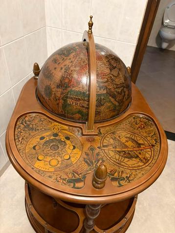 Antieke bar globe drank wereldbol barglobe minibar globebar beschikbaar voor biedingen