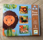 Djeco 3 Puzzels - Leeftijd 3+, 2 tot 4 jaar, 10 tot 50 stukjes, Ophalen of Verzenden, Zo goed als nieuw