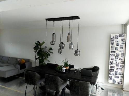 Hanglamp (Rietveld), Huis en Inrichting, Lampen | Hanglampen, Zo goed als nieuw, 50 tot 75 cm, Glas, Metaal, Ophalen
