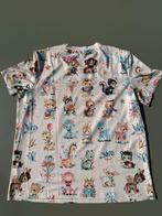 Vintage look Shirt Retro dierenenprint maat XXL, Overige kleuren, Maat 46/48 (XL) of groter, Ophalen of Verzenden, Korte mouw