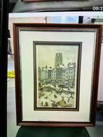 2 Anton pieck schilderijen, Antiek en Kunst, Ophalen