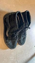 Vans - suede met velours - maat 39 / 8.5 US, Ophalen of Verzenden, Gedragen, Zwart, Sneakers of Gympen