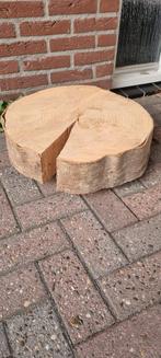 bijzettafel, Huis en Inrichting, Tafels | Bijzettafels, Minder dan 55 cm, Rond, Hout, Ophalen