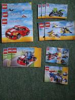 6x  lego creator, Ophalen of Verzenden, Zo goed als nieuw, Complete set, Lego