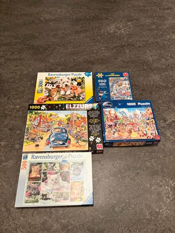 Puzzelcollectie - Ravensburger, Disney, Jan van Haasteren beschikbaar voor biedingen