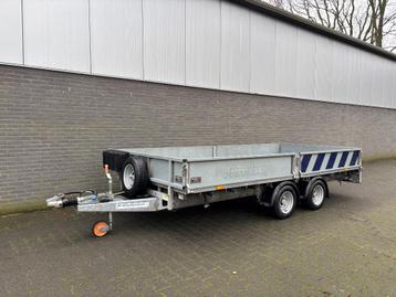 Ifor Williams multitransporter 3500 KG parabool + rijplaten! beschikbaar voor biedingen