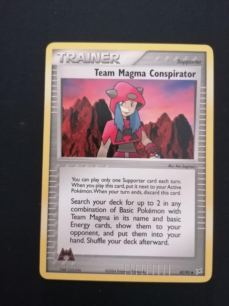 Team Magma Conspirator - EX Team Magma vs Team Aqua 82/95, Ophalen of Verzenden, Zo goed als nieuw