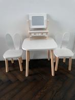 Petite Amélie Kindertafel met Konijnenstoeltjes & Kaptafel, Ophalen, Gebruikt, Tafel(s) en Stoel(en)