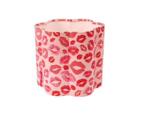 Lampenkap Lippen Ø 20 cm, Huis en Inrichting, Lampen | Lampenkappen, Nieuw, Minder dan 25 cm, Overige vormen, Rood, Overige kleuren
