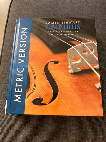 James Stewart Calculus Metric Version hardcover zgan