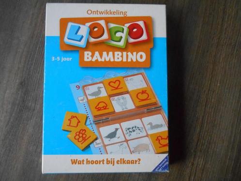 Bambino loco set Wat hoort bij elkaar met 2 boekjes, Kinderen en Baby's, Speelgoed | Educatief en Creatief, Gebruikt, Ophalen of Verzenden