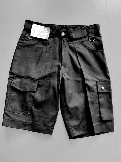 HAVEP KORTE WERKBROEK / NIEUW MET PRIJSKAARTJE, Kleding | Heren, Broeken en Pantalons, Nieuw, Maat 48/50 (M), Zwart, Ophalen of Verzenden