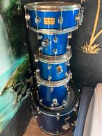 Akoestisch drumstel blauw | ketelset drums | Tama vellen, Muziek en Instrumenten, Ophalen of Verzenden, Drums of Percussie