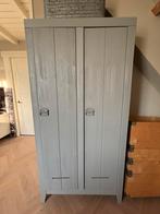 Mooie WOOOD lockerkast grijs, Ophalen, Zo goed als nieuw