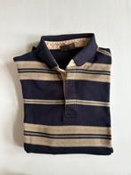 Arrow trui polo lange mouw streep blauw beige katoen mt XXL, Overige maten, Zo goed als nieuw, ARROW , Verzenden