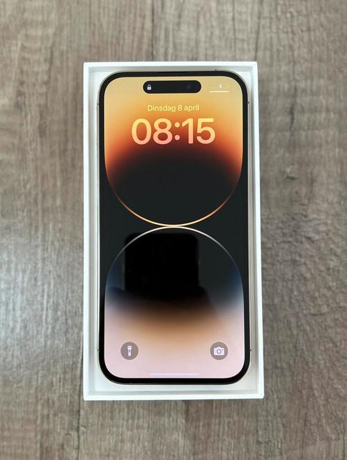 iPhone 14 Pro Max 128GB goud, Telecommunicatie, Mobiele telefoons | Apple iPhone, Zo goed als nieuw, 128 GB, Zonder abonnement