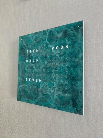 Nieuw Qlocktwo Vintage Copper Design Klok 45x45 Woordklok beschikbaar voor biedingen
