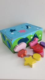 Houten dieren vormenstoof blokkenstoof, Kinderen en Baby's, Speelgoed | Houten speelgoed, Ophalen of Verzenden, Overige typen
