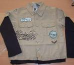 Scorpius overhemd bruin/zwart maat 110 *NIEUW* (5581), Kinderen en Baby's, Kinderkleding | Maat 110, Overhemd of Blouse, Nieuw