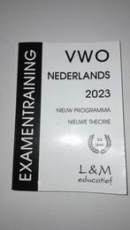 Examentraining Nederlands VWO 22-23, Nederlands, Ophalen of Verzenden, VWO, Zo goed als nieuw