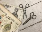 Antieke Franse scharen set van staal, Antiek en Kunst, Antiek | Gereedschap en Instrumenten, Ophalen of Verzenden