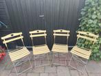 4 bistro stoeltjes, Tuin en Terras, Ophalen, Gebruikt