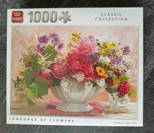 puzzel: Language of Flowers (nieuw in folie), Hobby en Vrije tijd, Denksport en Puzzels, Nieuw, Legpuzzel, 500 t/m 1500 stukjes