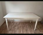 Witte eettafel, Huis en Inrichting, Tafels | Eettafels, Ophalen of Verzenden, Zo goed als nieuw, Rechthoekig, 50 tot 100 cm