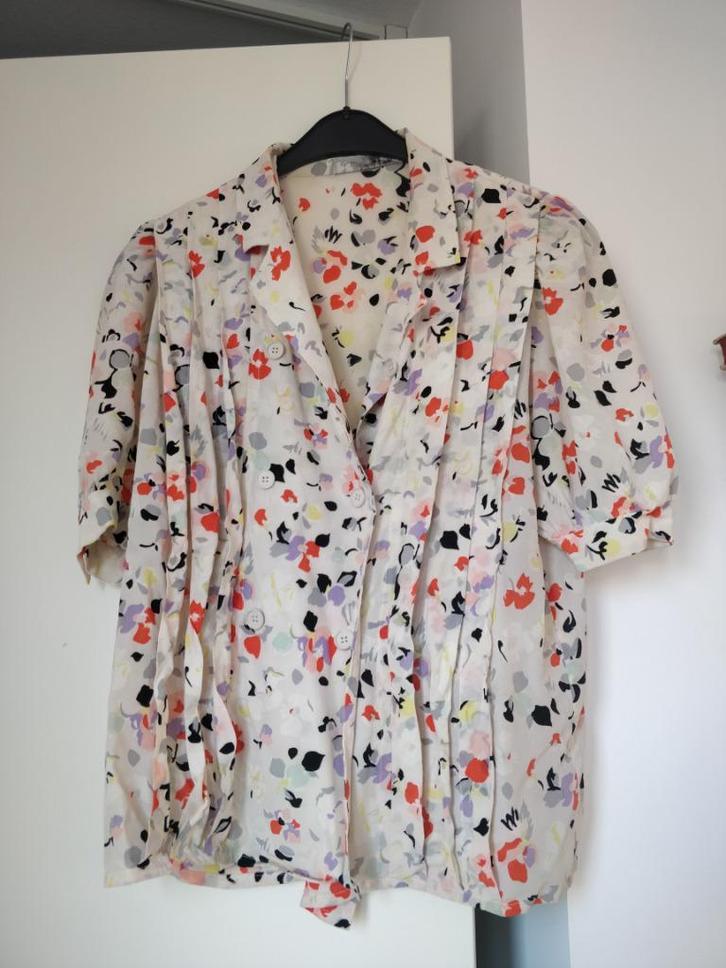 Zijden blouse van Nina Ricci, Kleding | Dames, Blouses en Tunieken, Gedragen, Maat 42/44 (L), Overige kleuren, Ophalen of Verzenden