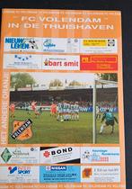 FC Volendam - Sparta  1996/1997, Ophalen of Verzenden, Zo goed als nieuw, Overige binnenlandse clubs, Boek of Tijdschrift