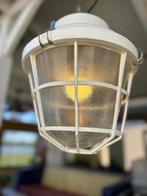hanglampje wit, industrieel lampje, hanglamp, Ophalen of Verzenden, Glas, Minder dan 50 cm