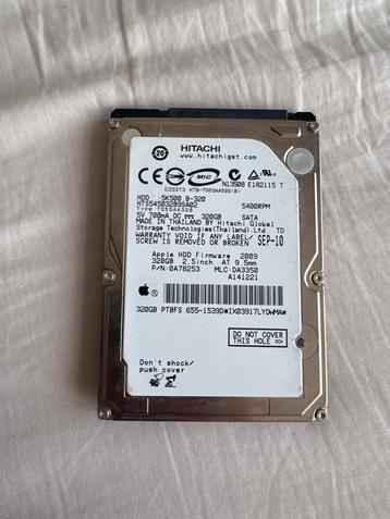Hitachi 320GB 2.5” SATA HDD, laptop of extern gebruik beschikbaar voor biedingen