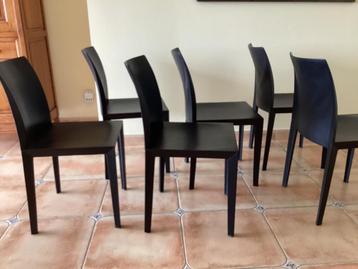 Zeer mooie Poltrona Frau stoelen model Lola(6 stuks) design beschikbaar voor biedingen