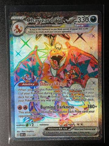 Charizard EX 215/197 - Obsidian Flames Ultra Rare beschikbaar voor biedingen