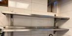 RVS Meubilair horeca wandplanken 5 stuks, Huis en Inrichting, Woonaccessoires | Wandplanken en Boekenplanken, Ophalen, Gebruikt