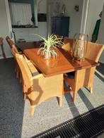 Tk. Eettafel, Huis en Inrichting, Tafels | Eettafels, Gebruikt, 200 cm of meer, Rechthoekig, 50 tot 100 cm