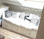 Bed Hemnes met 2 matrassen, Ophalen, Zo goed als nieuw, Tweepersoons, 200 cm