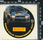 Sticker: Pirelli - Subaru - World Rally Championship 1997, Verzamelen, Stickers, Ophalen of Verzenden, Zo goed als nieuw, Auto of Motor