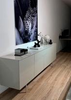 Dressoir Westwing licht beige glanzend, Ophalen, Gebruikt, Met deur(en), 200 cm of meer