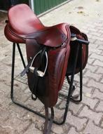 Cognac Arno brandt Dressuur zadel 18inch mw, Dieren en Toebehoren, Ophalen of Verzenden, Gebruikt, Dressuur