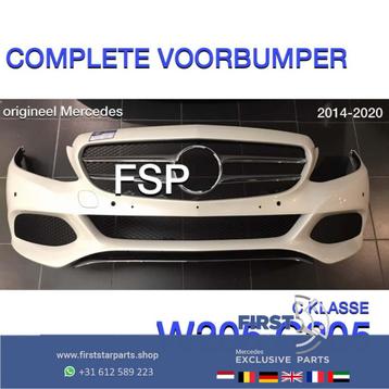 W205 C205 S205 VOORBUMPER COMPLEET DIAMANT WIT origineel Mer beschikbaar voor biedingen
