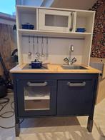 IKEA spoelkeuken gepimpt donkerblauw, Ophalen, Zo goed als nieuw, Hout, Speelkeuken