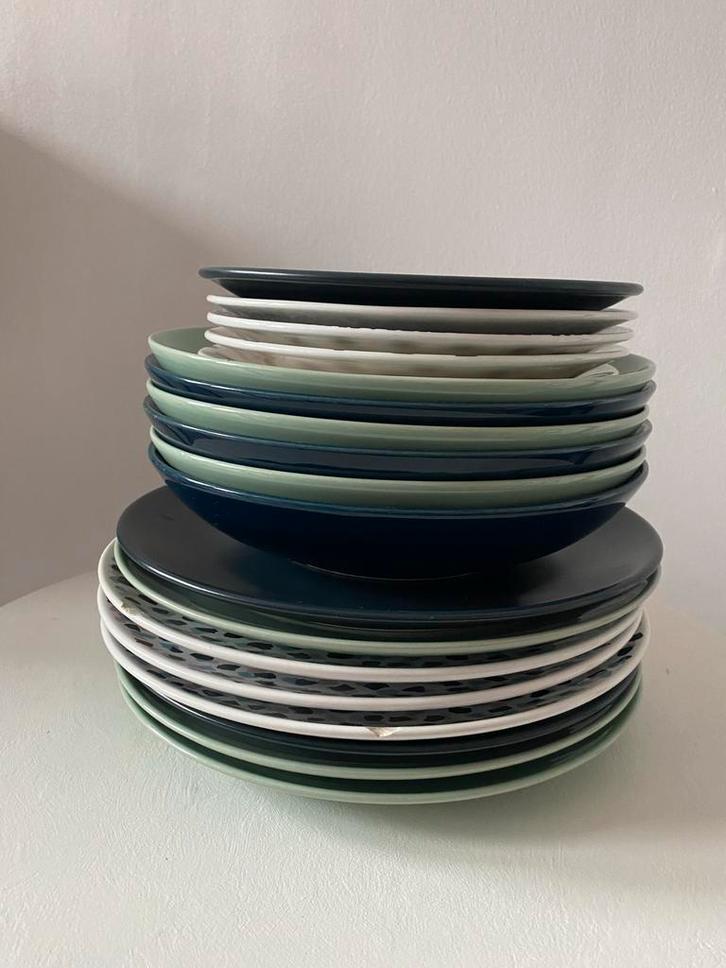 Ikea & Hema grote kleine diepe Borden 365, Huis en Inrichting, Keuken | Servies, Gebruikt, Bord(en), Effen, Aardewerk, Ophalen