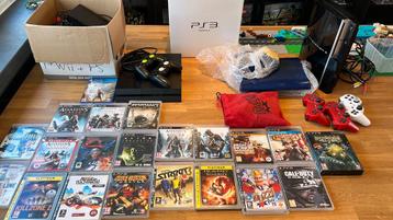 Partij playstations 2/3/4 met spellen beschikbaar voor biedingen