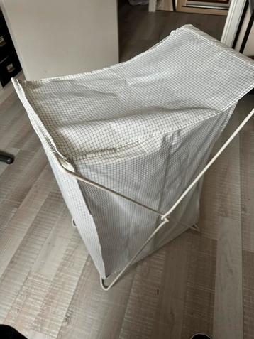IKEA Torkis wasmand 90 liter grijs/wit